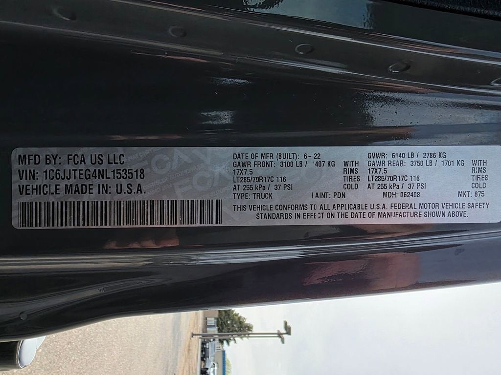 2022 Jeep Gladiator Mojave