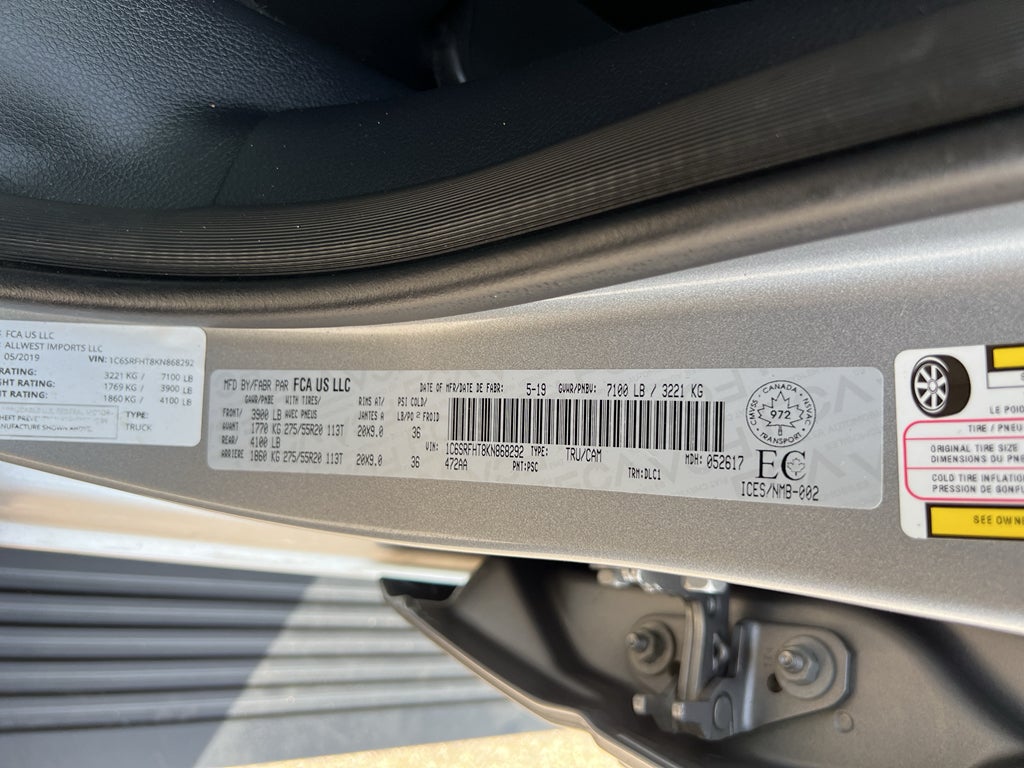 2019 RAM 1500 Limited