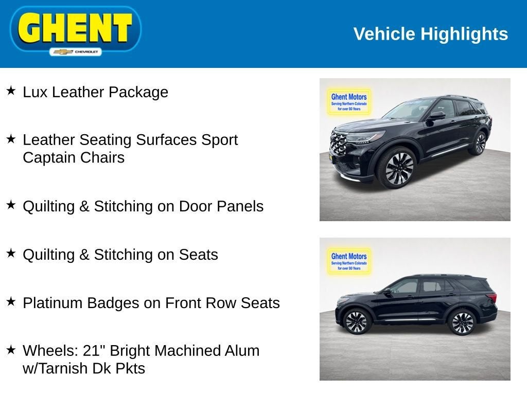 2025 Ford Explorer Platinum