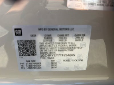 2026 Chevrolet Silverado 2500 HD ZR2