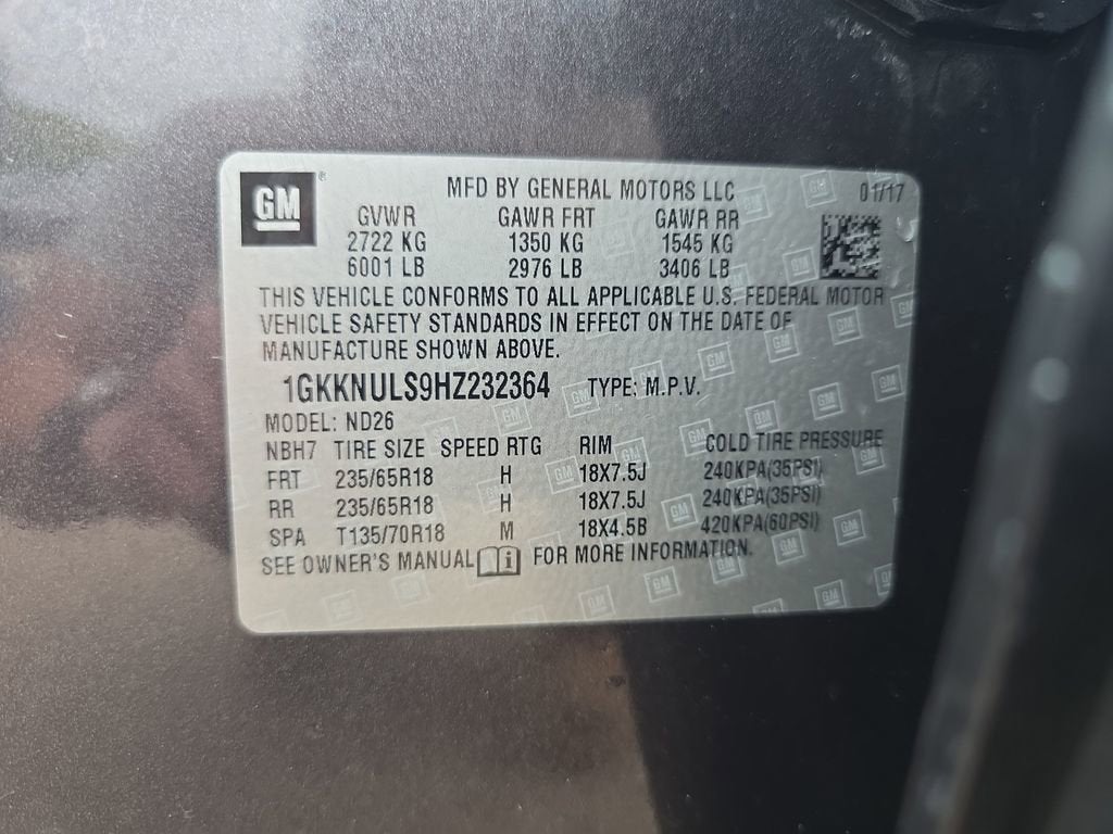 2017 GMC Acadia SLT