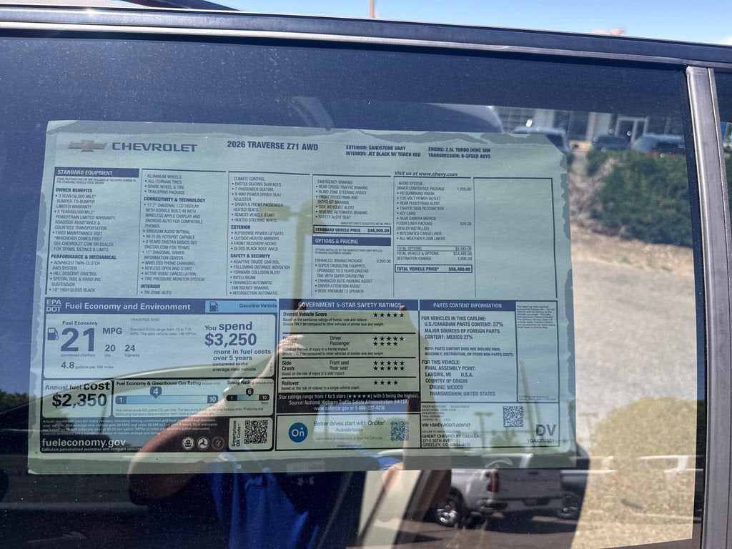 2026 Chevrolet Traverse Z71