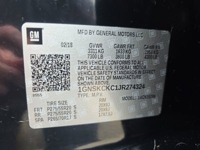 2018 Chevrolet Tahoe Premier