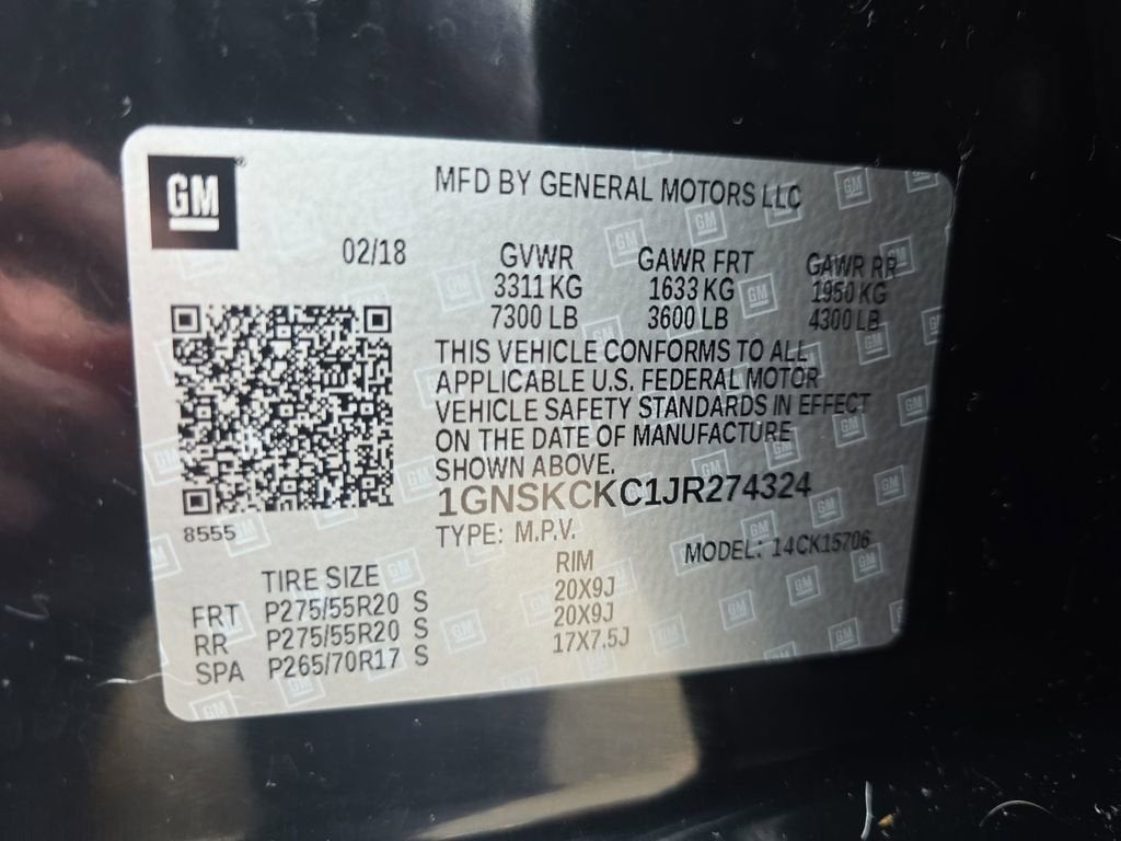 2018 Chevrolet Tahoe Premier