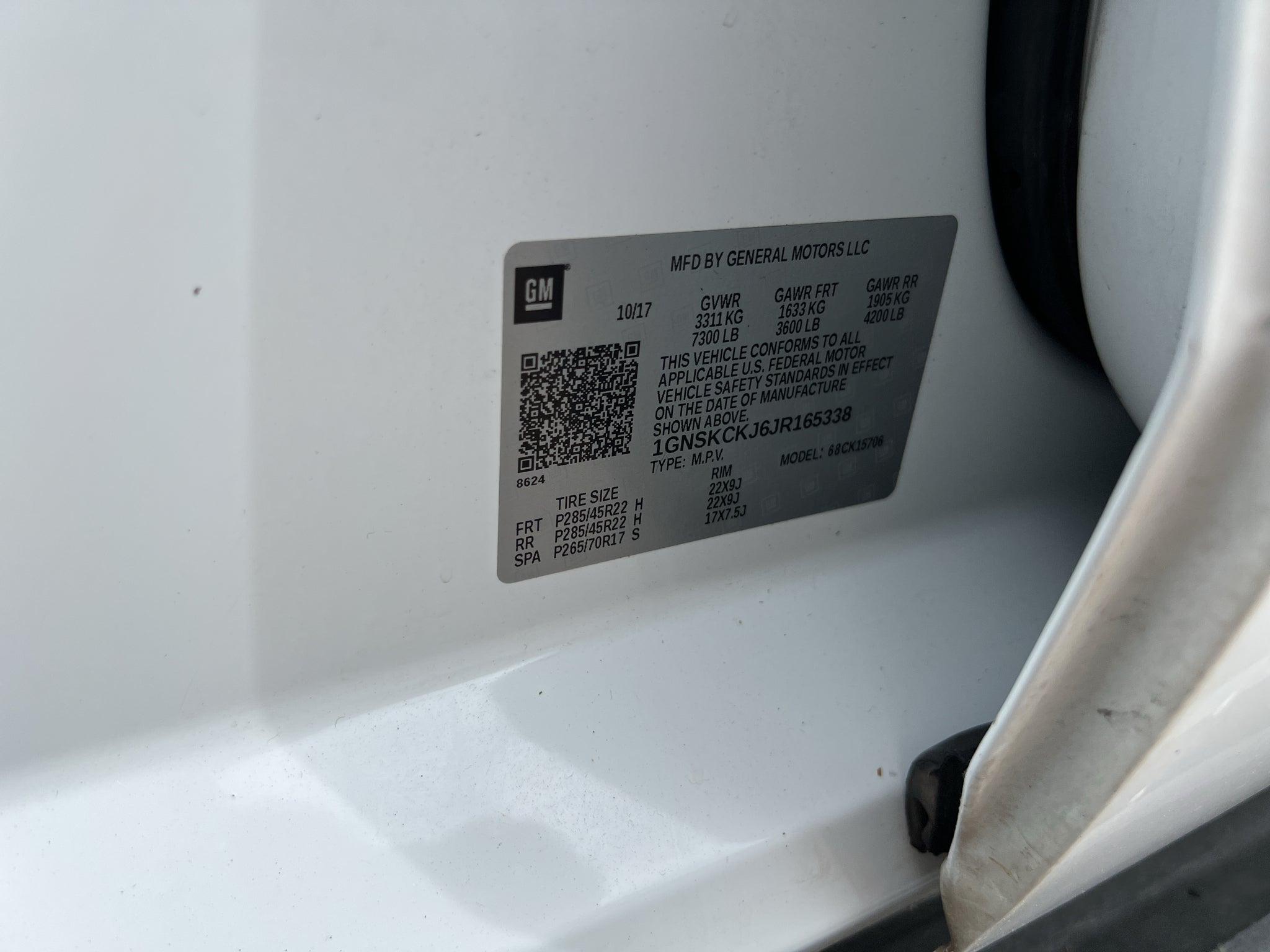 2018 Chevrolet Tahoe Premier