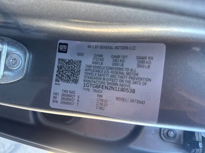 2022 GMC Canyon AT4 - Cloth