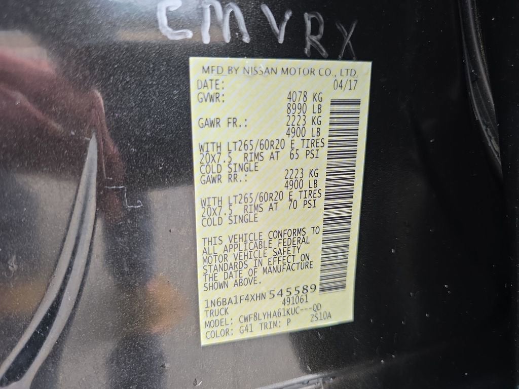 2017 Nissan Titan XD Platinum Reserve