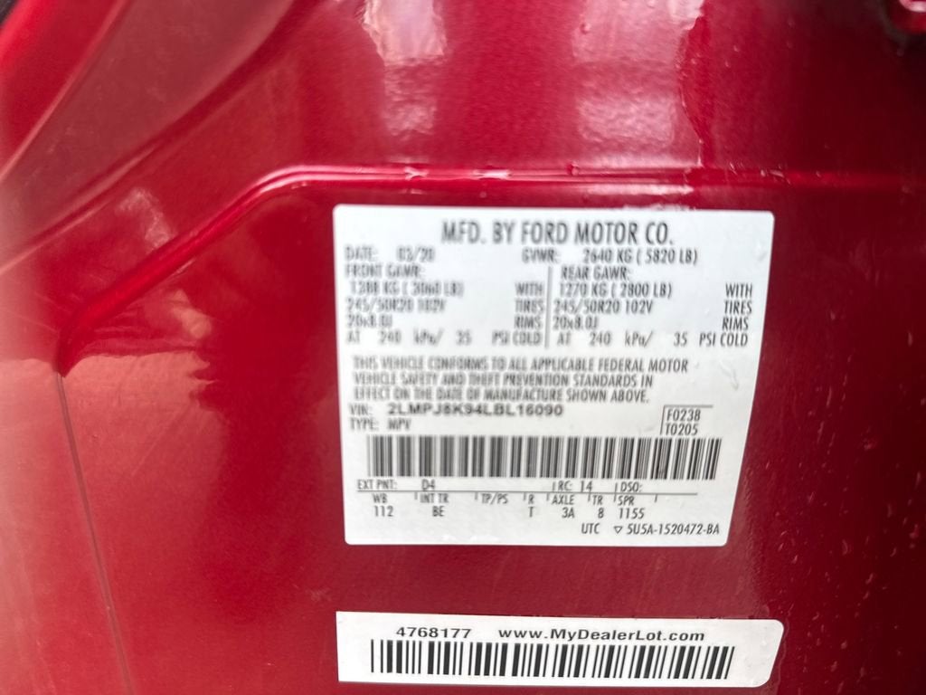 2020 Lincoln Nautilus Reserve