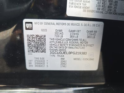 2023 Chevrolet Silverado 1500 High Country