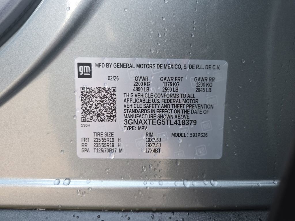 2026 Chevrolet Equinox RS