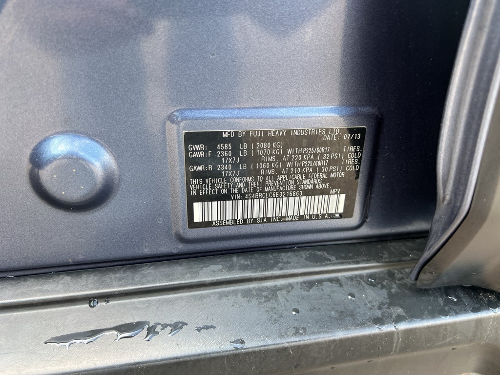 2014 Subaru Outback 2.5i Limited