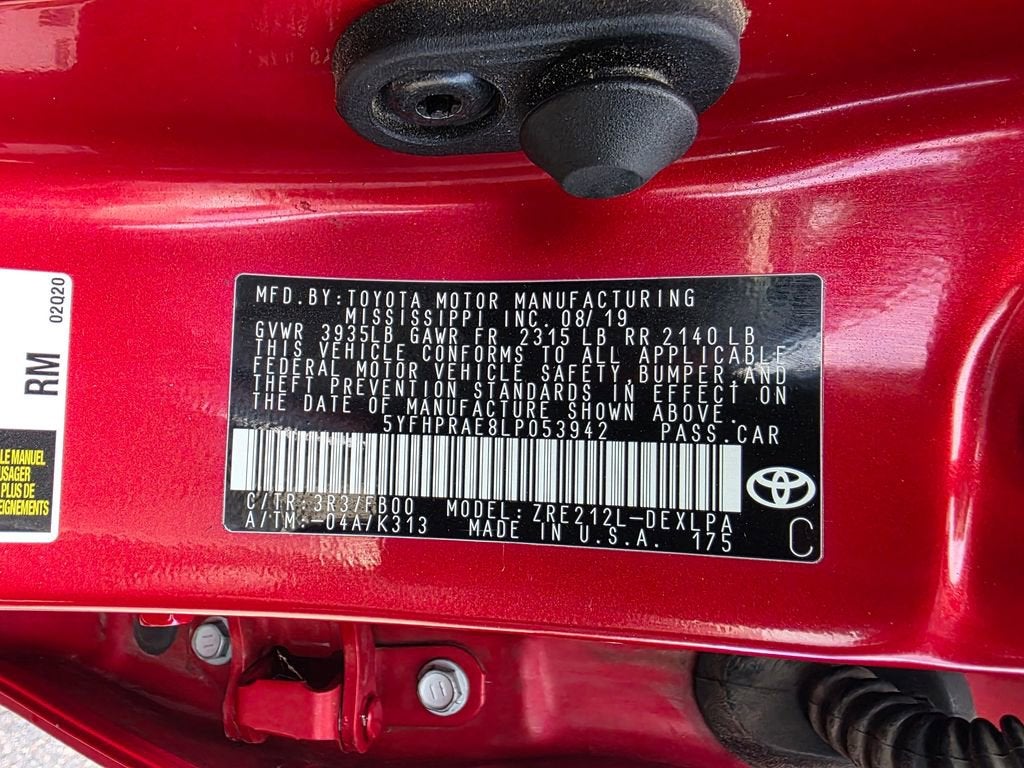 2020 Toyota Corolla LE