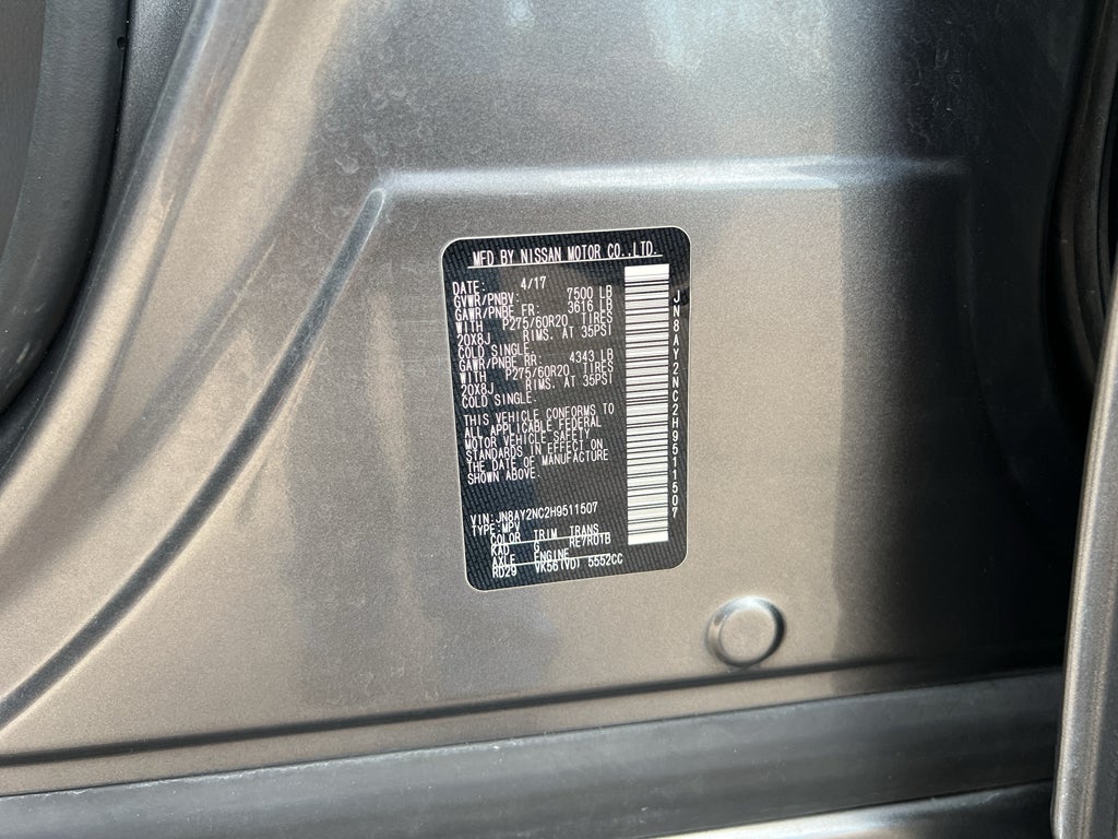 2017 Nissan Armada Platinum
