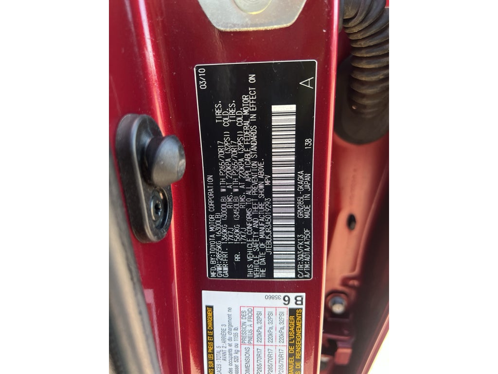 2010 Toyota 4Runner Trail